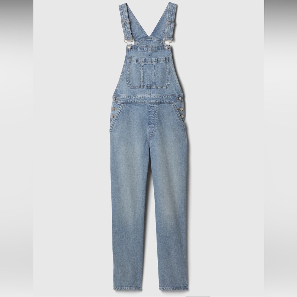 Women’s Gap Denim Overalls Light Wash Size Large 12/14 (31/32) BNWT
